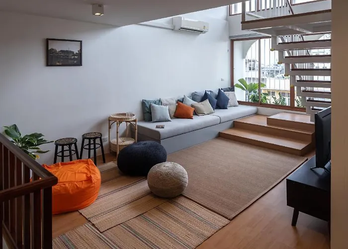 Apartment Bedtime Storeys Near Icon Siam